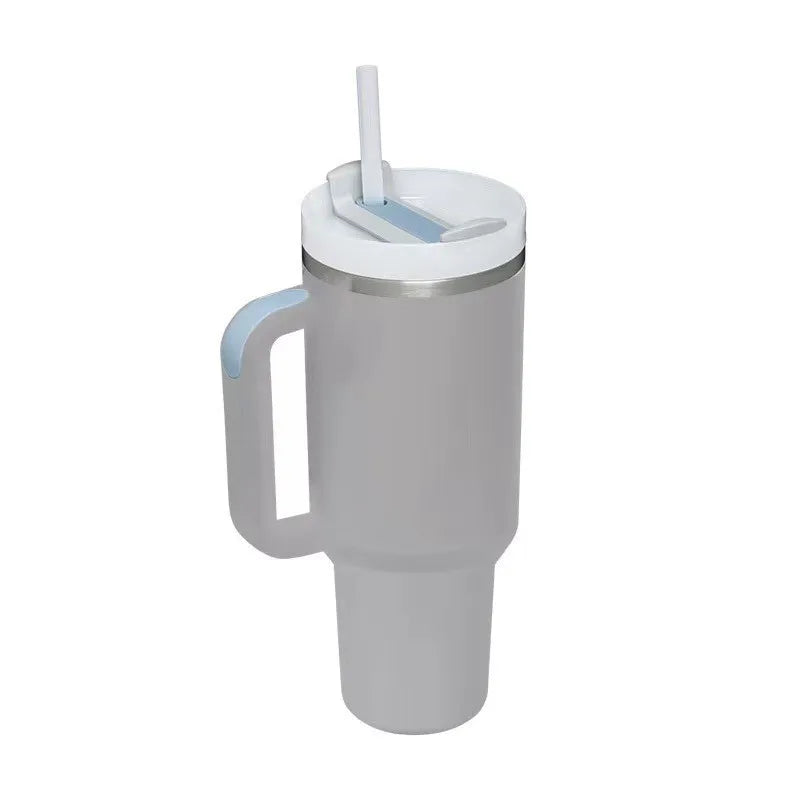 40oz Insulated Tumbler acuum Cup 2.0 Thermal Mug for with Handle Straw Stainless Steel Hot and Cold Coffee Drinks