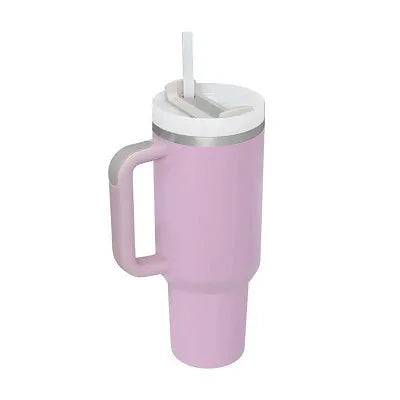 40oz Insulated Tumbler acuum Cup 2.0 Thermal Mug for with Handle Straw Stainless Steel Hot and Cold Coffee Drinks