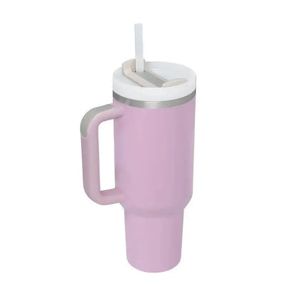 40oz Insulated Tumbler acuum Cup 2.0 Thermal Mug for with Handle Straw Stainless Steel Hot and Cold Coffee Drinks
