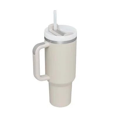 40oz Insulated Tumbler acuum Cup 2.0 Thermal Mug for with Handle Straw Stainless Steel Hot and Cold Coffee Drinks