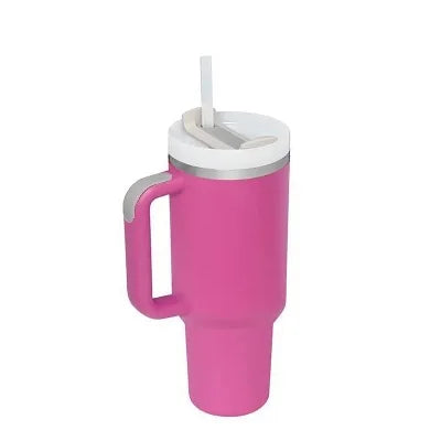 40oz Insulated Tumbler acuum Cup 2.0 Thermal Mug for with Handle Straw Stainless Steel Hot and Cold Coffee Drinks